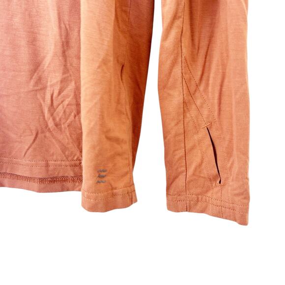 Free Fly Orange Pullover Hoodie Shirt Sz L - Picture 3 of 5